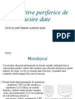 Dispozitive Periferice de Iesire Date