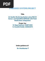 Air Quality Monitoring System Documentation