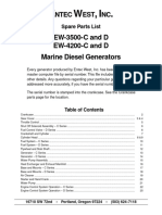 EW-3500-C and D EW-4200-C and D Marine Diesel Generators: Ntec EST NC