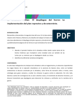 La Dictadura Militar. El Despliegue Del Horror. La Implementación Del Plan Represivo y de Exterminio