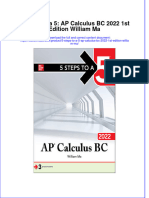 Free Download 5 Steps To A 5 Ap Calculus BC 2022 1St Edition William Ma Full Chapter PDF