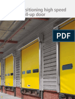 Self Repositioning High Speed Digital Roll-Up Door