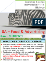 Unit 8A - Food and Nutrition