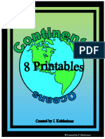 GeographyPacketContinentsOceansHemispheres 1