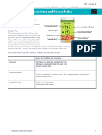 Activity Guide - Parameters and Return Make - Unit 7 Lesson 4