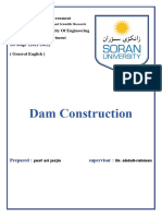 Constructon A Dam