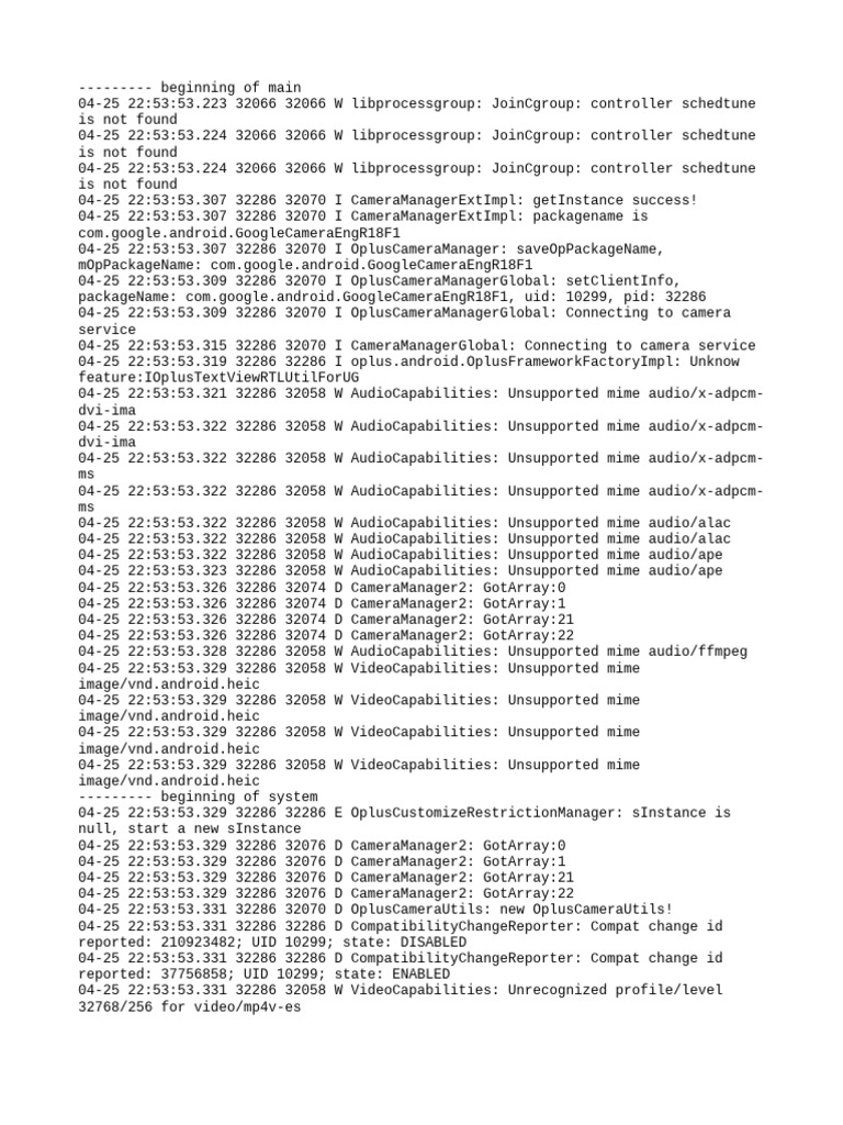 Log Cat 1714060433204 | PDF | Computer Programming | Operating System ...