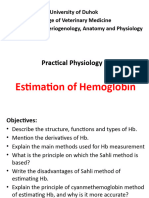 Estimation of HB