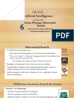 SET394 - AI - Lecture 06 - Adversarial Search