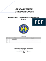 Laporan Praktik Metrologi Pengukuran Kelurusan Dan Kebulatan Poros