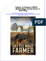 Free Download Domestication A Fantasy Litrpg Adventure Battle Mage Farmer Book 1 Seth Ring Full Chapter PDF