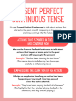 Present Perfect Continuous - Explanation