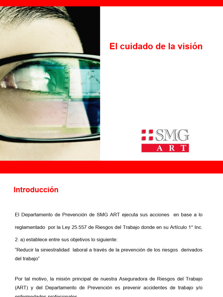 Protección ocular en el trabajo | PDF | Ojo humano | Lentes
