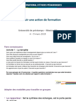 1A - Concevoir Une Action de Formation