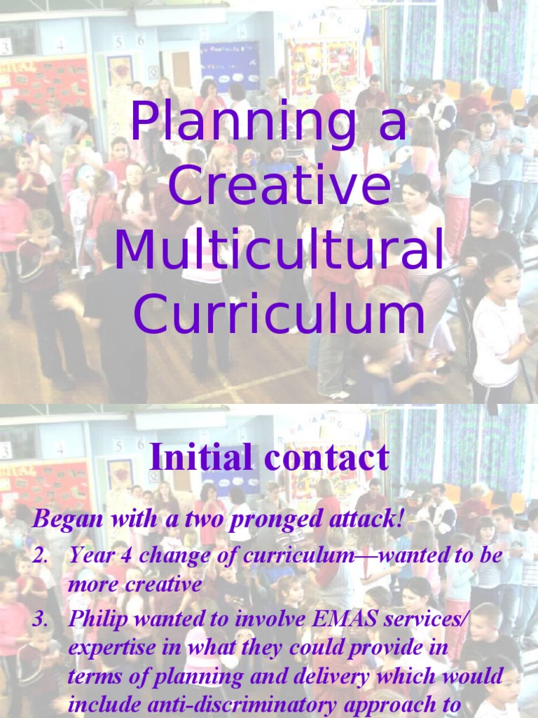 Creative Multicultural Curriculum Guide | PDF | Multiculturalism ...