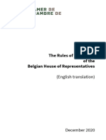 Poslovnik o Radu Belgijskog Parlamenta