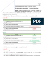 Edital 04 de 2024 - Aviso de Retificação N° 03