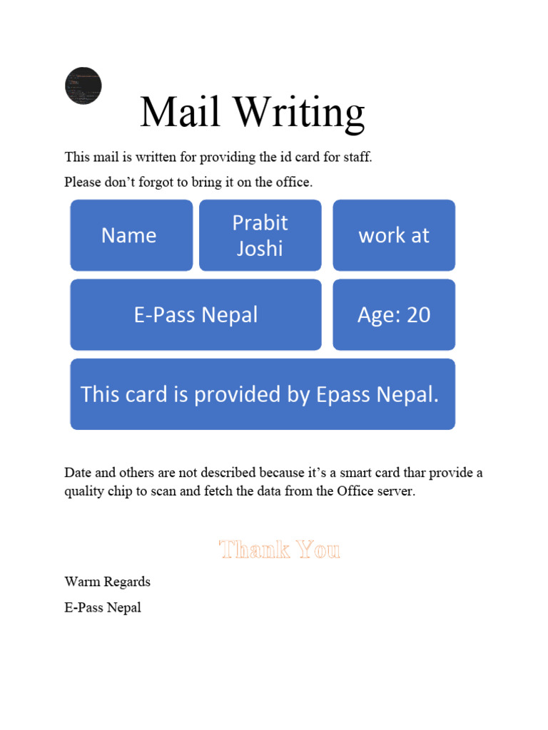 Staff ID Card Distribution Notice | PDF