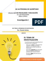 Del Tema Al Problema Investigación