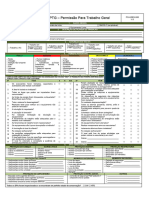 Permisão para Trabalho Geral - PPTG