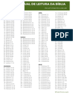 Leitura Anual Da Biblia Genesis a Apocalipse Compressed