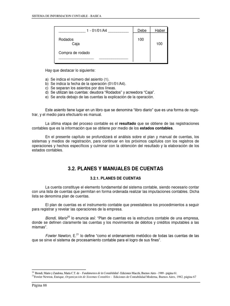 Planes de cuentas | PDF | Contabilidad | Estado financiero