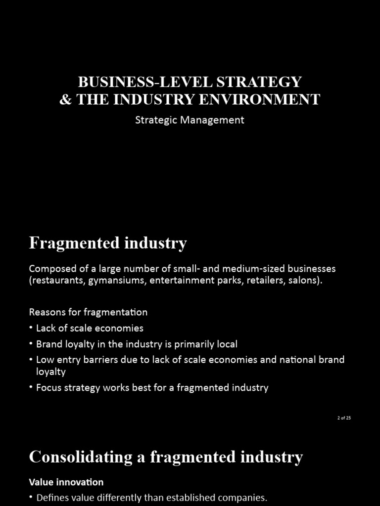 Franchising Strategy in Fragmented Industries | PDF | Franchising ...