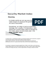 Security Market Index