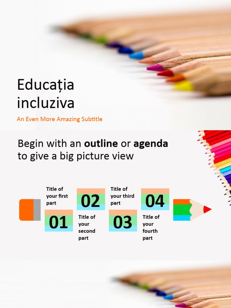 Beautifully Colored Pencils Theme PPT Templates | PDF | Home & Garden ...