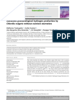 Sustained Photobiological Hydrogen Production by Chlorella Vulgaris Without Nutrient Starvation