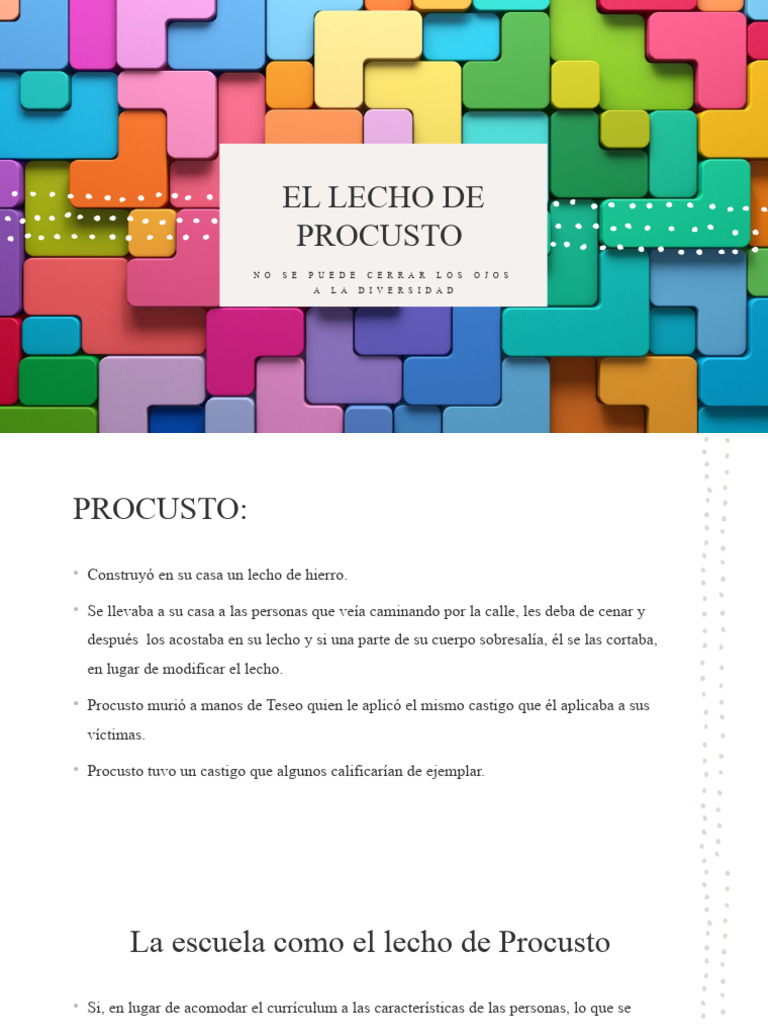 El Lecho de Procusto | PDF