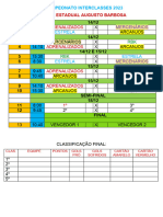 2º Campeonato Interclasse 2023