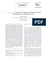 Acceptance and Commitment Therapy For Problematic Internet Pornography Use: A Randomized Trial