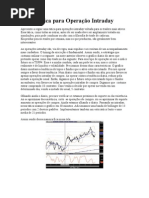 Tática para operação Intraday