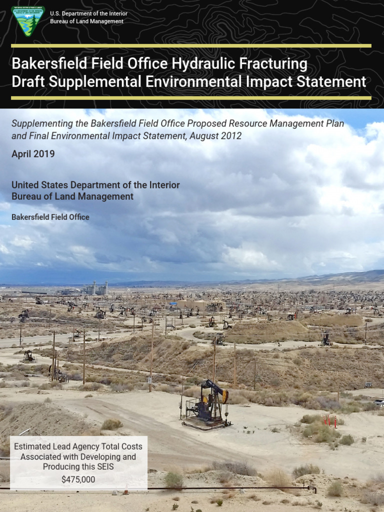 Bakersfield Field Office Hydraulic Fracturing Draft Supplemental EIS