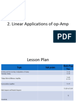 Linear Applocations of OpAmp