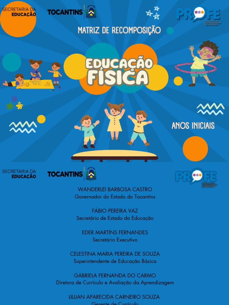 Educação Física - Anos Iniciais | PDF | Pedagogia | Aprendizado