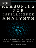 Structured Analytic Techniques For Intelligence Analysis by Richards ...