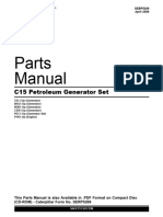 C15 Cat P1K1-up Generator Set Parts Manual SEBP5269