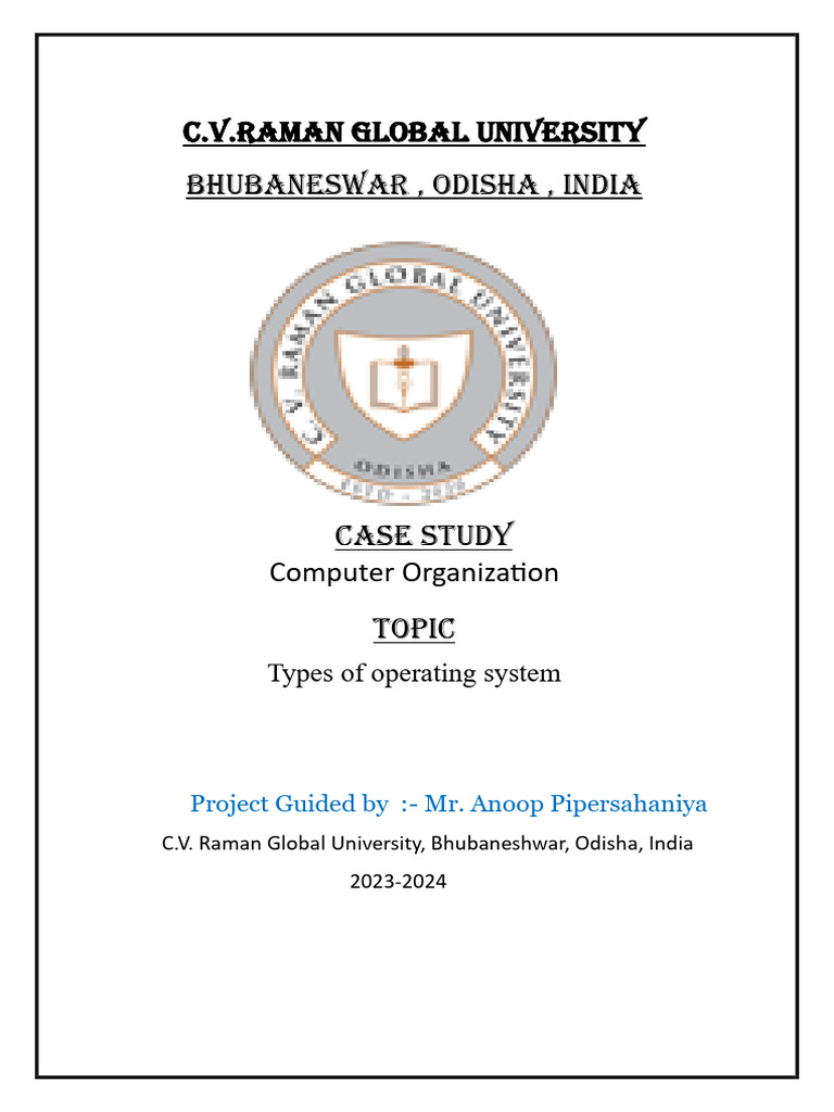 Co Report | PDF | Operating System | Process (Computing)