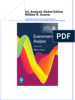 Free Download Econometric Analysis Global Edition William H Greene Full Chapter PDF