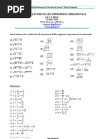 Condizioni Di Esistenza Delle Espressioni Irrazionali