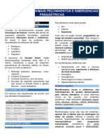 Acidentes Com Animais Peçonhentos e Emergencias Psiquiátricas