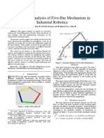 Kinematic Analysis of Five-Bar Mechanism