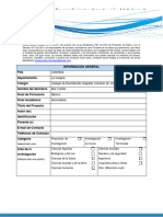 Formato de Inscripción - Proyecto de Inv.