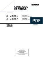 Catálogo de peças XTZ125