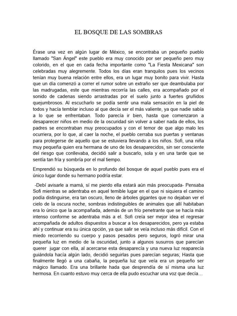 El Bosque de Las Sombras | PDF