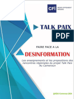 RAPPORT DETUDE ADISI SUR TALK PAIX Du 15 Avril