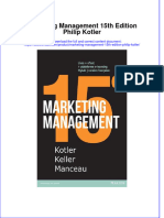 Free Download Marketing Management 15Th Edition Philip Kotler Full Chapter PDF