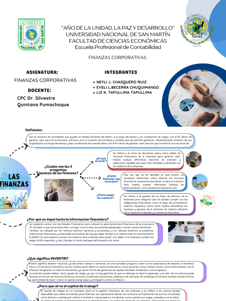 Finanzas Corporativas y Su Gestión | PDF | Business | Capital de trabajo